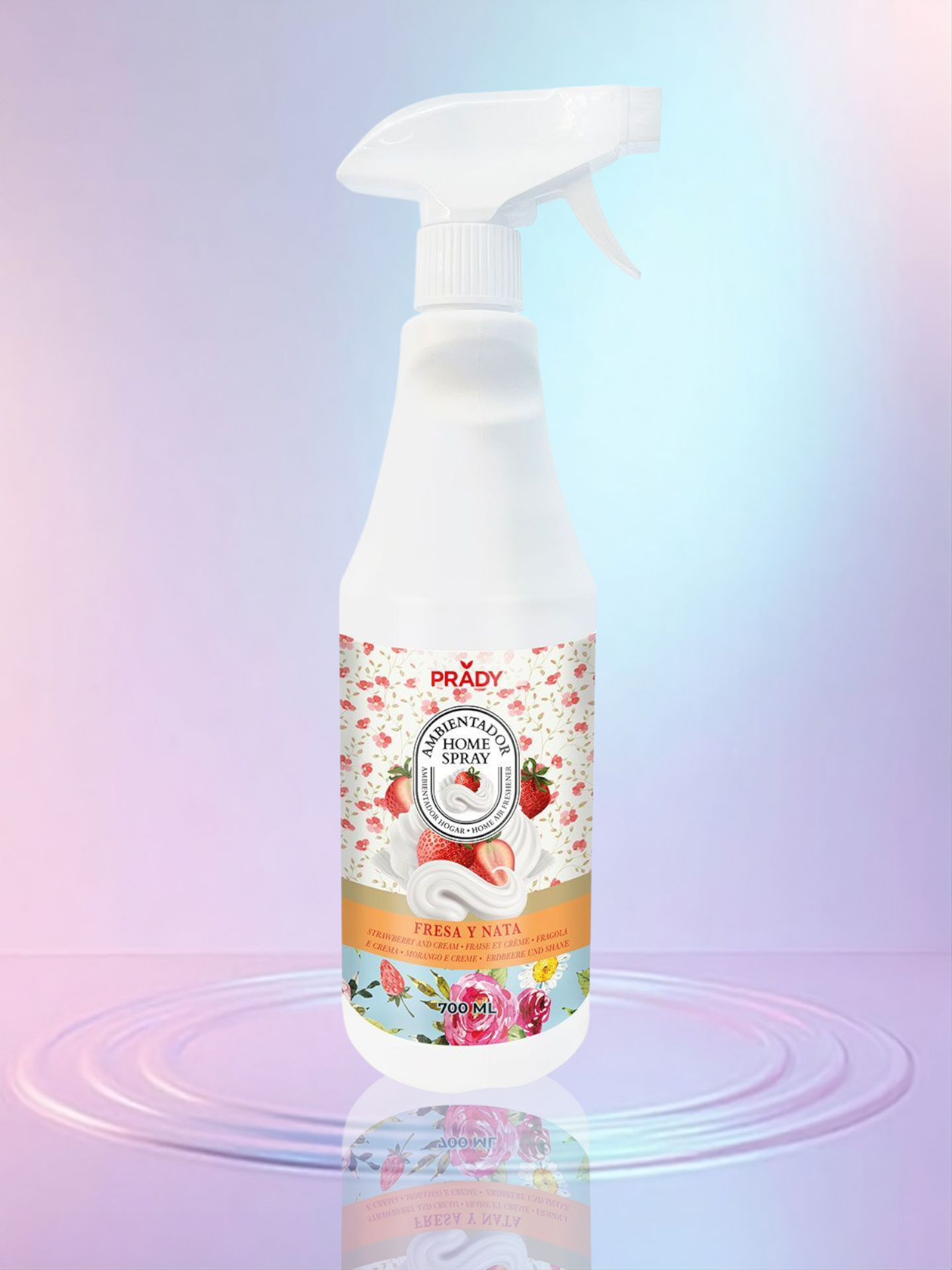 Ambientador en Spray Fresa y Nata de Prady