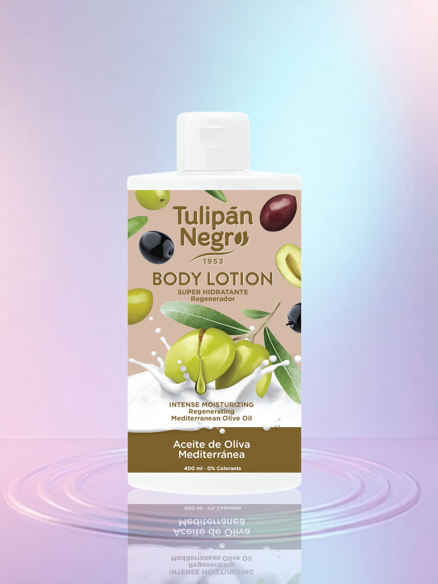 Loción Corporal Tulipán Negro Aceite de Oliva