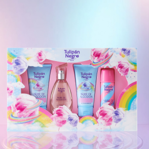 Estuche Nube de Algodón de Tulipán Negro